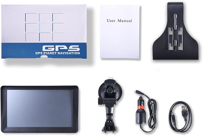 Przenośna nawigacja GPS 7 calowy 1 6 GB RAM512MB. Samochód GPS. Nawigacja Sat Na. Av-in. Bluetooth. WiFi