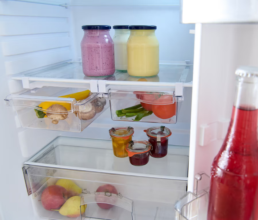 Wysuwane pojemniki do lodówki, 2 sztuki