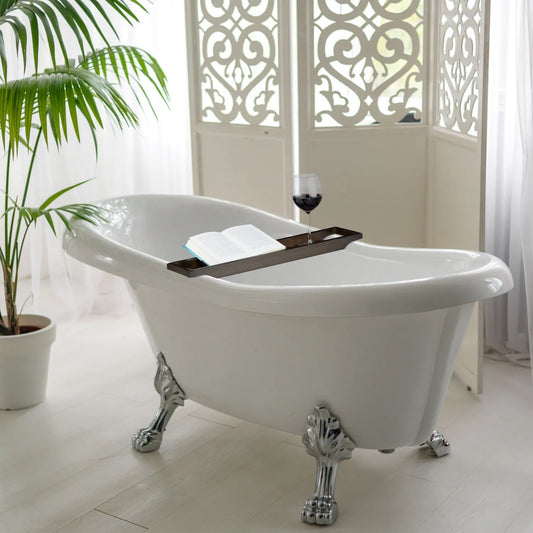 PÓŁKA NAKŁADKA NA WANNĘ ŁAZIENKOWA BAMBUSOWA