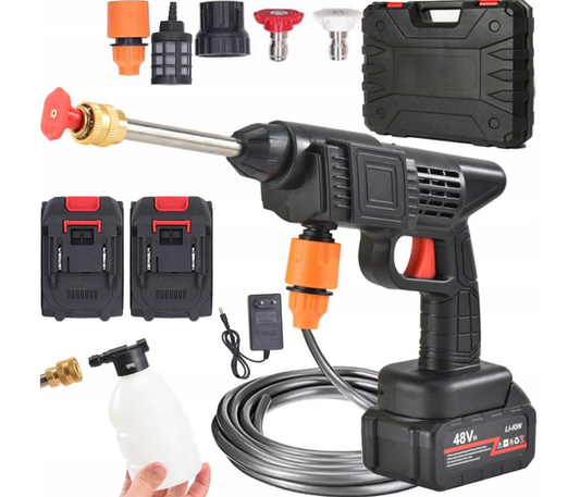 Myjka Ciśnieniowa Akumulatorowa Bezprzewodowa – 2 Baterie 48V