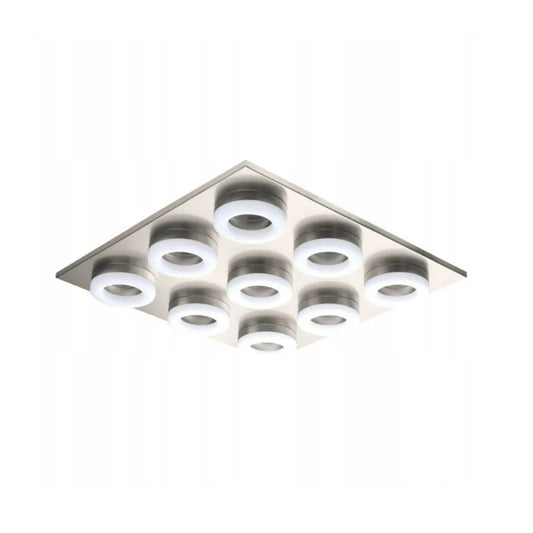 EGLO BRESSANONE LAMPA SUFITOWA LED NIKIELMAT 9-PUNKTOWA