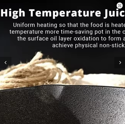 Zestaw naczyń żeliwnych 4-częściowy – patelnie szefa kuchni