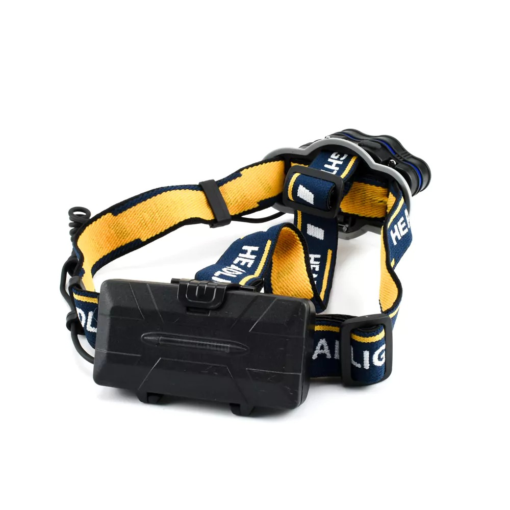 Akumulatorowa latarka czołowa 5+2 LED  (z akumulatorami w zestawie)