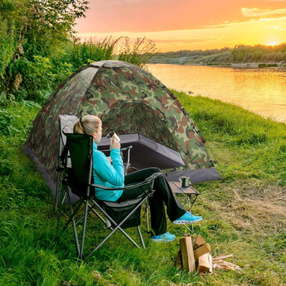 Namiot turystyczny 2-osobowy – wodoodporny, lekki, iglo 200x100x150 cm