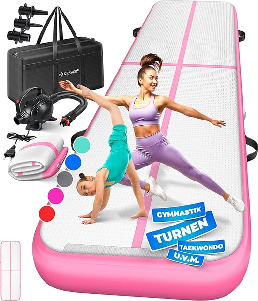 Nadmuchiwana mata gimnastyczna Airtrack Ścieżka Gimnastyczna 4m Dmuchana