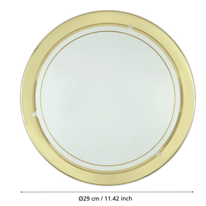 PLANET 1 lampa ścienna / sufitowa złoty