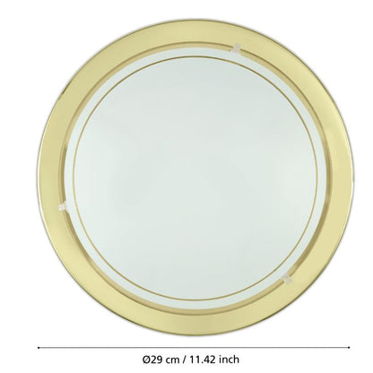 PLANET 1 lampa ścienna / sufitowa złoty