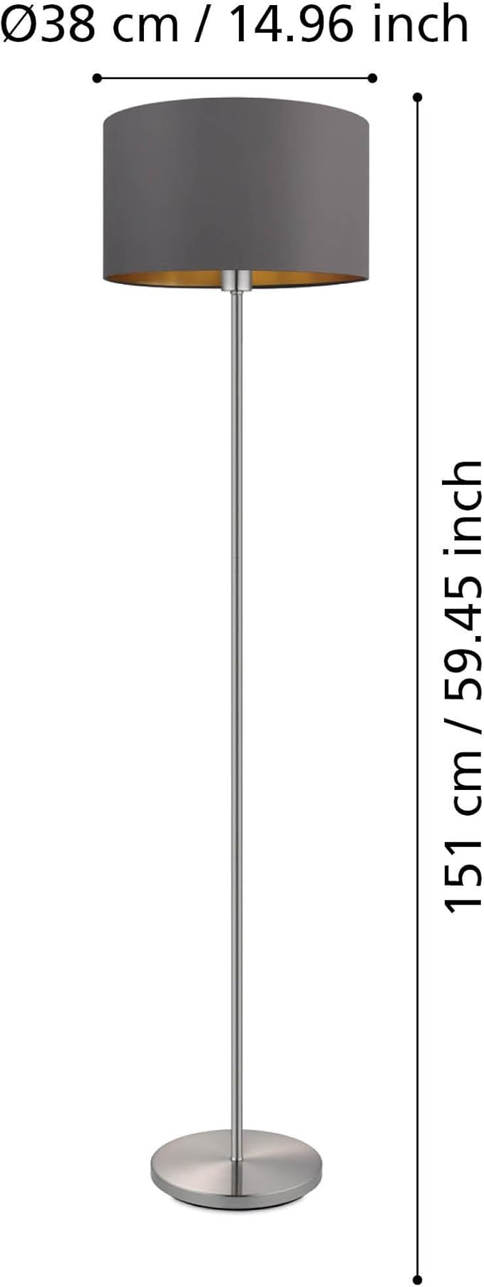 MASERLO Lampa podłogowa