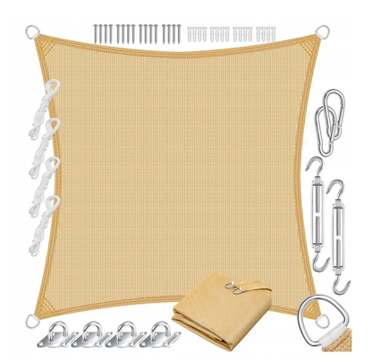 ŻAGIEL PRZECIWSŁONECZNY KWADRATOWY 4X4 M HDPE