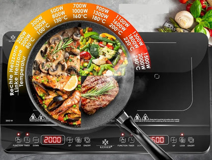 Płyta Indukcyjna Wolnostojąca Kesser 2100W