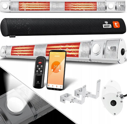 PROMIENNIK PODCZERWIENI OGRZEWACZ TARASOWY GRZEJNIK NA PODCZERWIEŃ KESSER