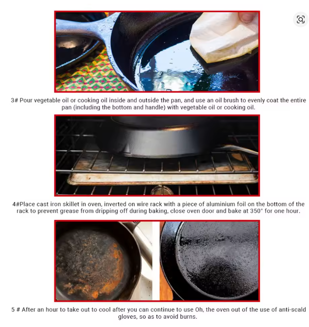 Zestaw naczyń żeliwnych 4-częściowy – patelnie szefa kuchni