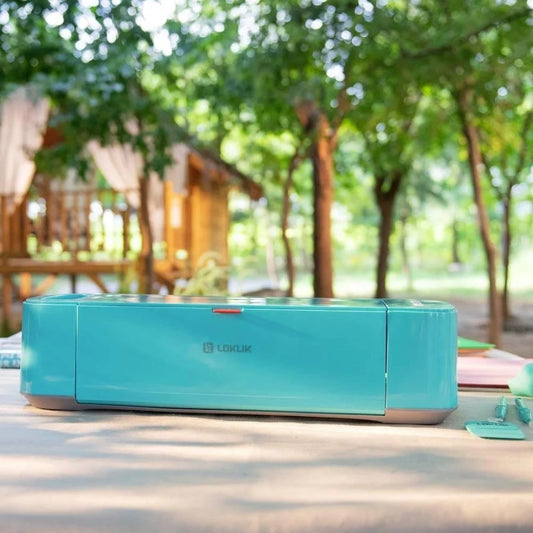 LOKLiK Inteligentna niebieska maszyna do cięcia papieru tekstylnego