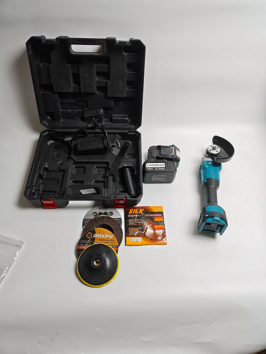 SZLIFIERKA KĄTOWA DO Makita+Akumulator+Tarczy MEGA ZESTAW + GRATISY !!!