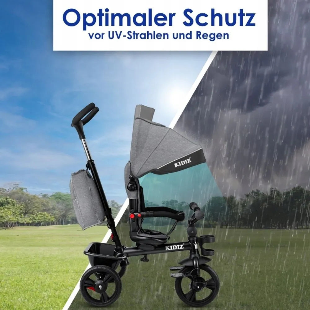 TRÓJKOŁOWIEC 5W1 ROWEREK TRÓJKOŁOWY ROWER Z DRĄŻKIEM