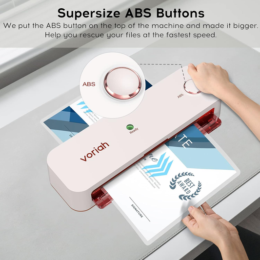 Laminator A4 VORIAH – 9 cali, termiczny, 5w1 do domu, szkoły i biura