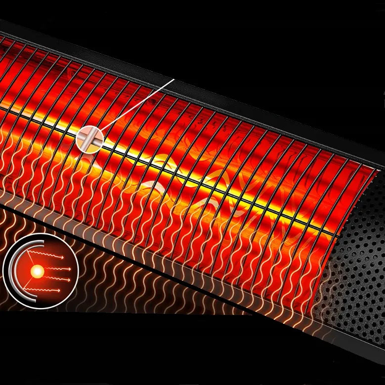 PROMIENNIK PODCZERWIENI OGRZEWACZ TARASOWY GRZEJNIK NA PODCZERWIEŃ KESSER