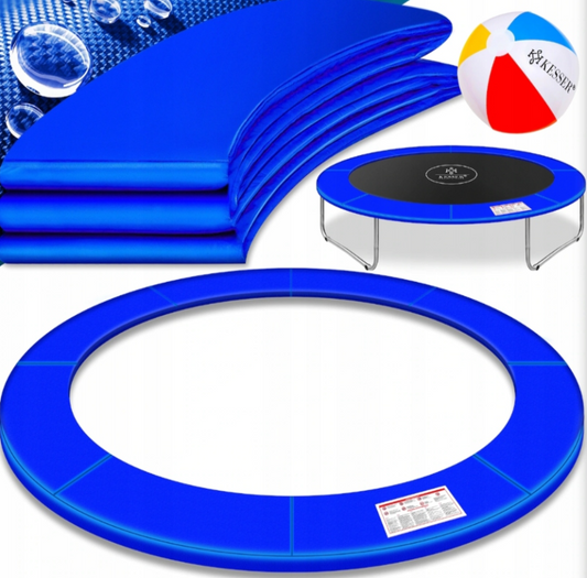 Osłona trampoliny KESSER 244 cm sprężyny UV odporna pianka 1,8cm PVC