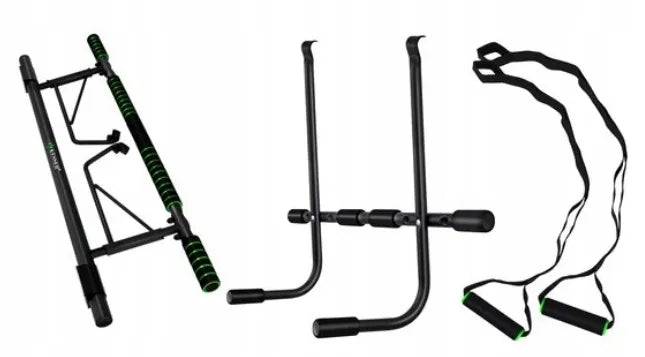 DRĄŻEK DO PODCIĄGANIA 4W1 DIP BEZ WIERCENIA FUTRYNA 130KG