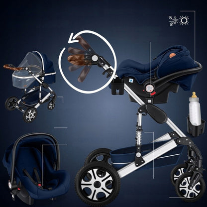 Wózek dziecięcy KESSER Loops 3w1 gondola spacerówka fotelik