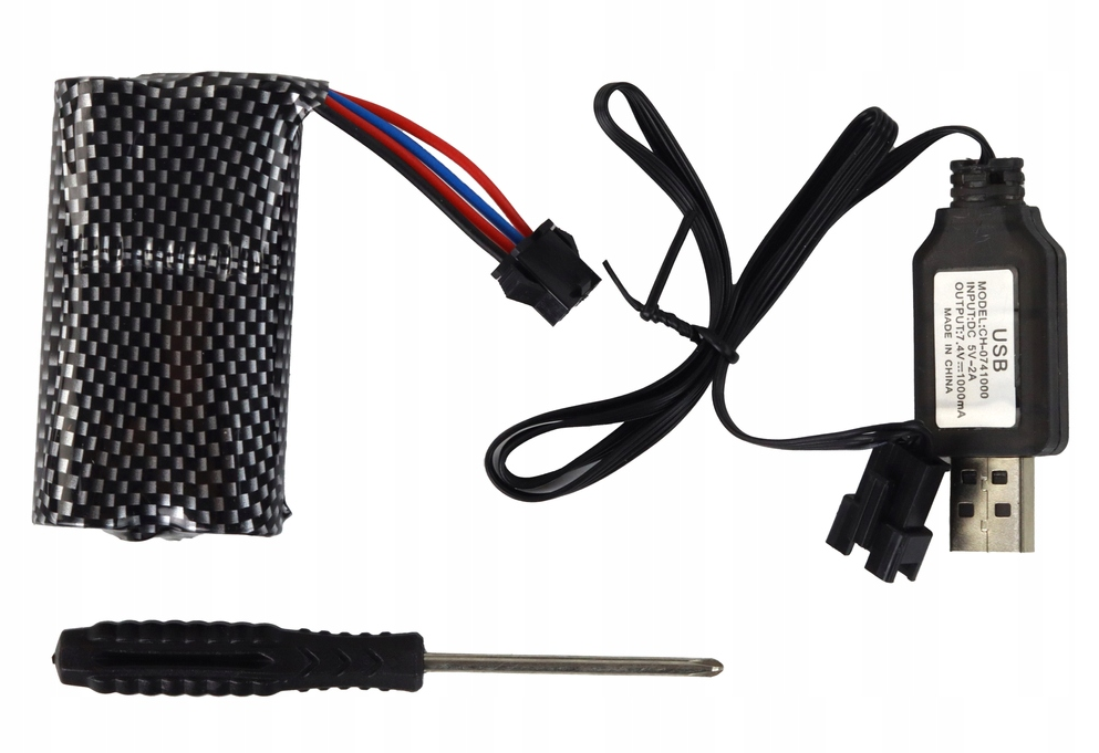 Duży Czerwony Pistolet na Wodę 750 ml z okularami – zasilanie akumulatorowe ELEKTRYYCZNY