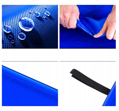 Osłona trampoliny KESSER 244 cm sprężyny UV odporna pianka 1,8cm PVC