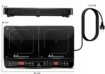 Płyta Indukcyjna Wolnostojąca Kesser 2100W