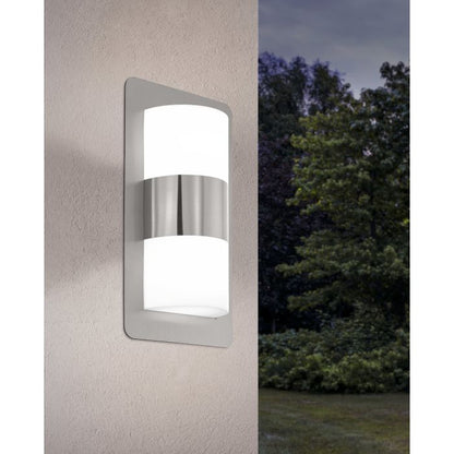 CISTIERNA lampa ścienna kinkiet zewnętrzny E27 stal nierdzewna