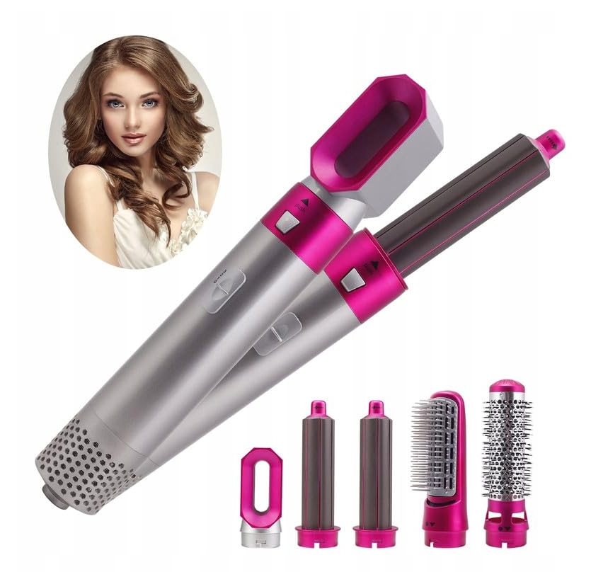 SUSZARKO LOKÓWKA 5in1 Rosberg R51100W – Nowy zestaw do stylizacji włosów 5 w 1