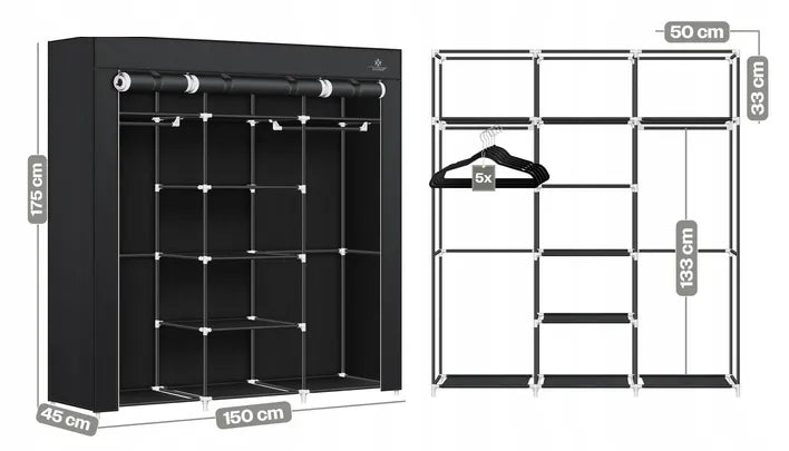 SZAFA MATERIAŁOWA 45 X 150 X 175 CM KESSER