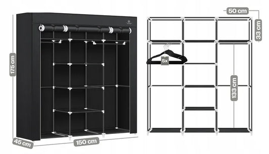 SZAFA MATERIAŁOWA 45 X 150 X 175 CM KESSER