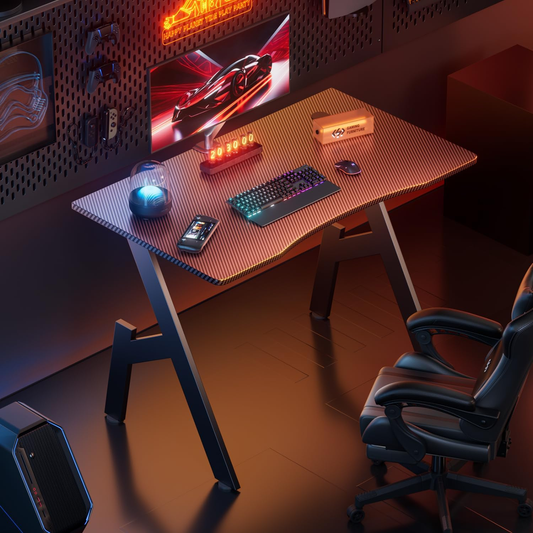 HLONONE Stół gamingowy 100 x 50 cm – ergonomiczny i stabilny