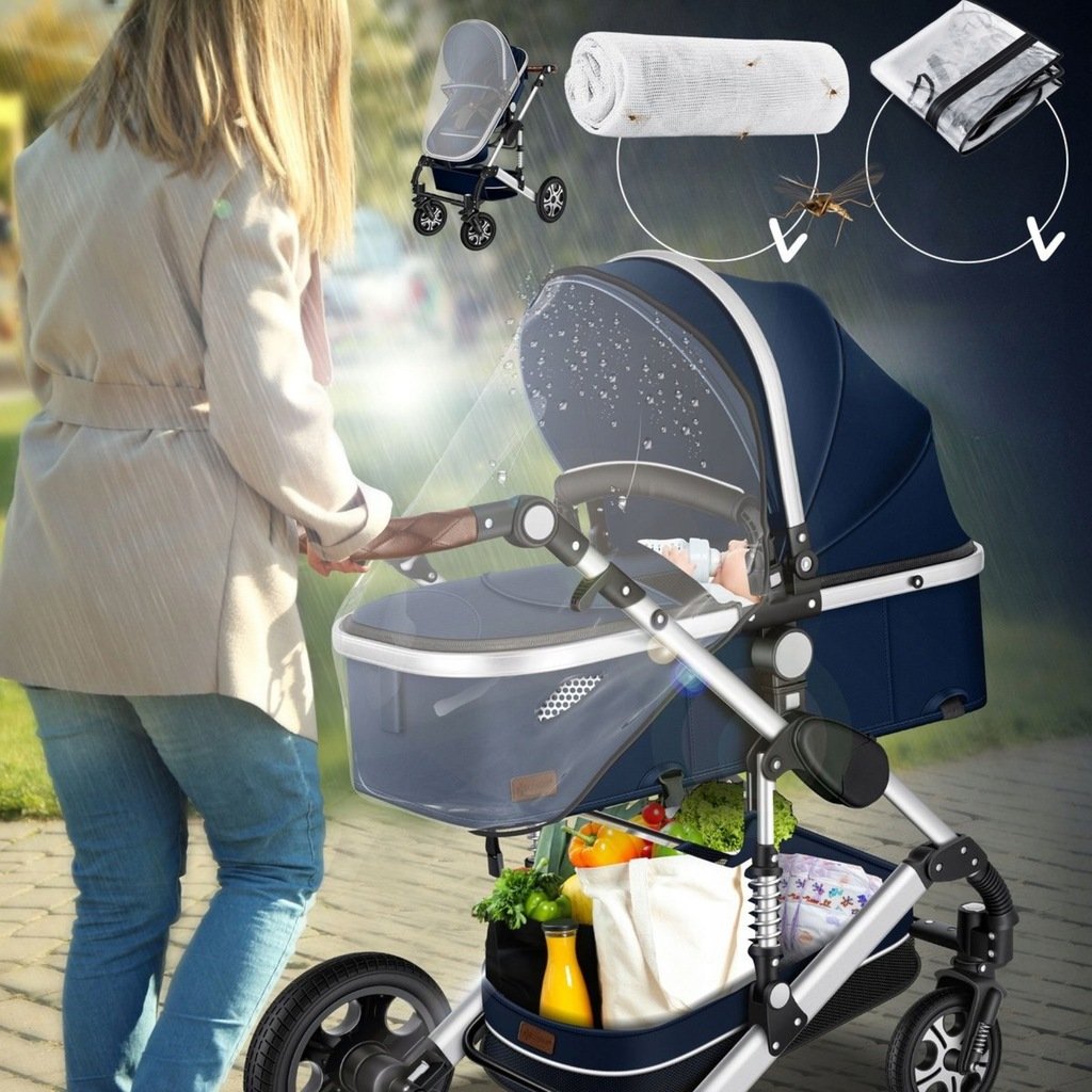 Wózek dziecięcy KESSER Loops 3w1 gondola spacerówka fotelik