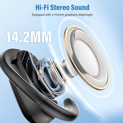 Conyat Open Ear X7 – słuchawki sportowe Bluetooth 5.4 (czarne)