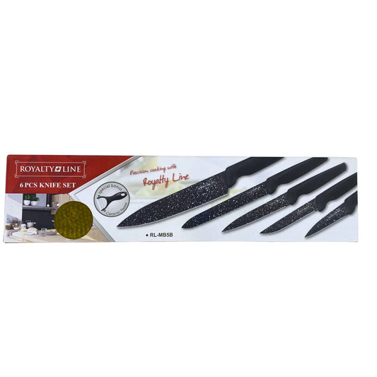 ZESTAW NOŻY ROYALITY LINE OBIERACZKA GRATIS MARMUROWA POWŁOKA