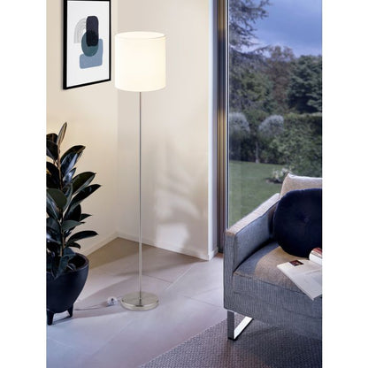 PASTERI Lampa Szara podłogowa