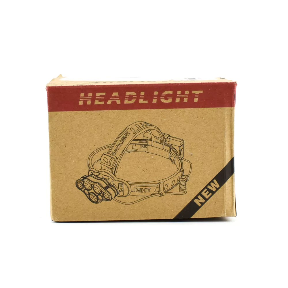 Akumulatorowa latarka czołowa 5+2 LED  (z akumulatorami w zestawie)