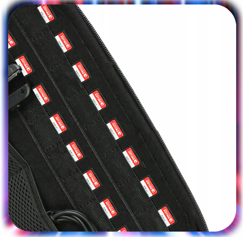 FUTERAŁ WALIZKA NA KONSOLĘ NINTENDO SWITCH OLED V1 V2 ORGANIZER ETUI 18SLOT