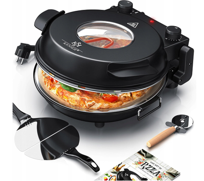 PIEC DO PIZZY ELEKTRYCZNY MASZYNA DO PIZZY 1200 W OGNIOODPORNA PŁYTA KESSER