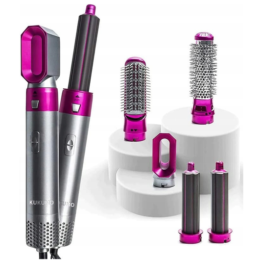 SUSZARKO LOKÓWKA 5in1 Rosberg R51100W – Nowy zestaw do stylizacji włosów 5 w 1