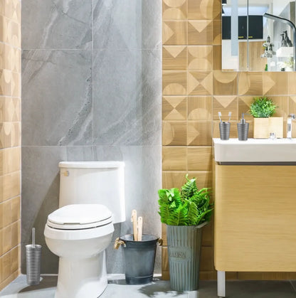 5 CZĘŚCIOWY ZESTAW ŁAZIENKOWY MYDELNICZKA SZCZOTKA MAT SREBRNY