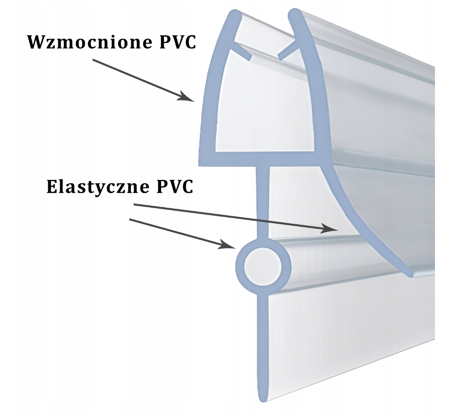 Uszczelka Kabiny Prysznicowej – Dolna  100 cm | TS-110