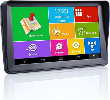 Przenośna nawigacja GPS 7 calowy 1 6 GB RAM512MB. Samochód GPS. Nawigacja Sat Na. Av-in. Bluetooth. WiFi