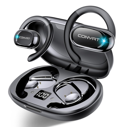 Conyat Open Ear X7 – słuchawki sportowe Bluetooth 5.4 (czarne)