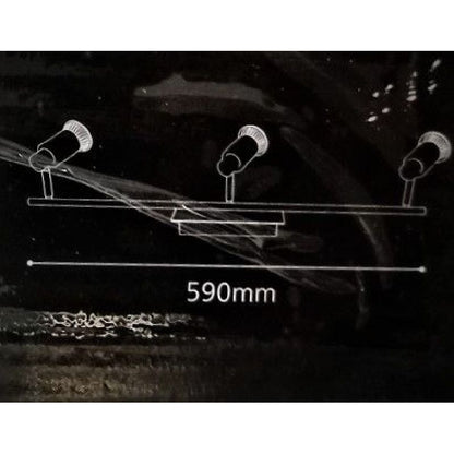 Reflektorki 3xGU10 ERIDAN 90825 Eglo