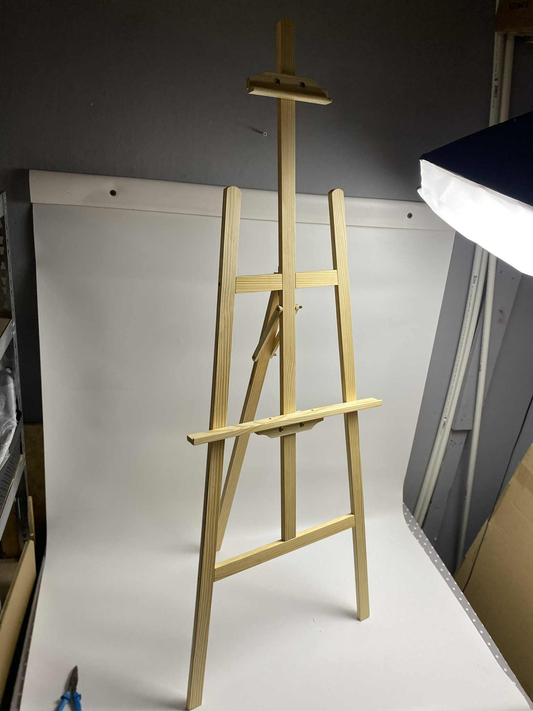 Sztaluga malarska drewniana  175x59.5x72cm