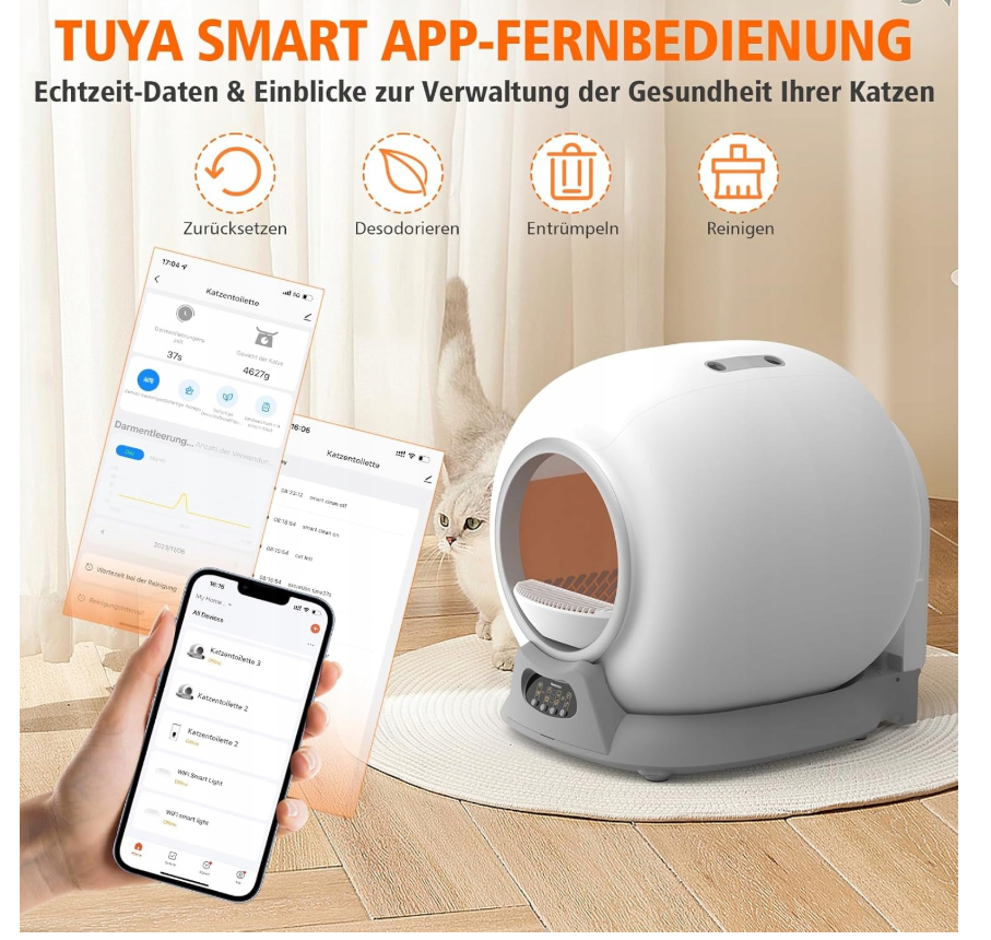 Samoczyszcząca się kuweta dla kota 65 l NOWA SUPER OKAZJA