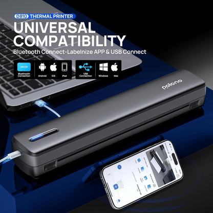 POLONO D810 – przenośna drukarka termiczna Bluetooth