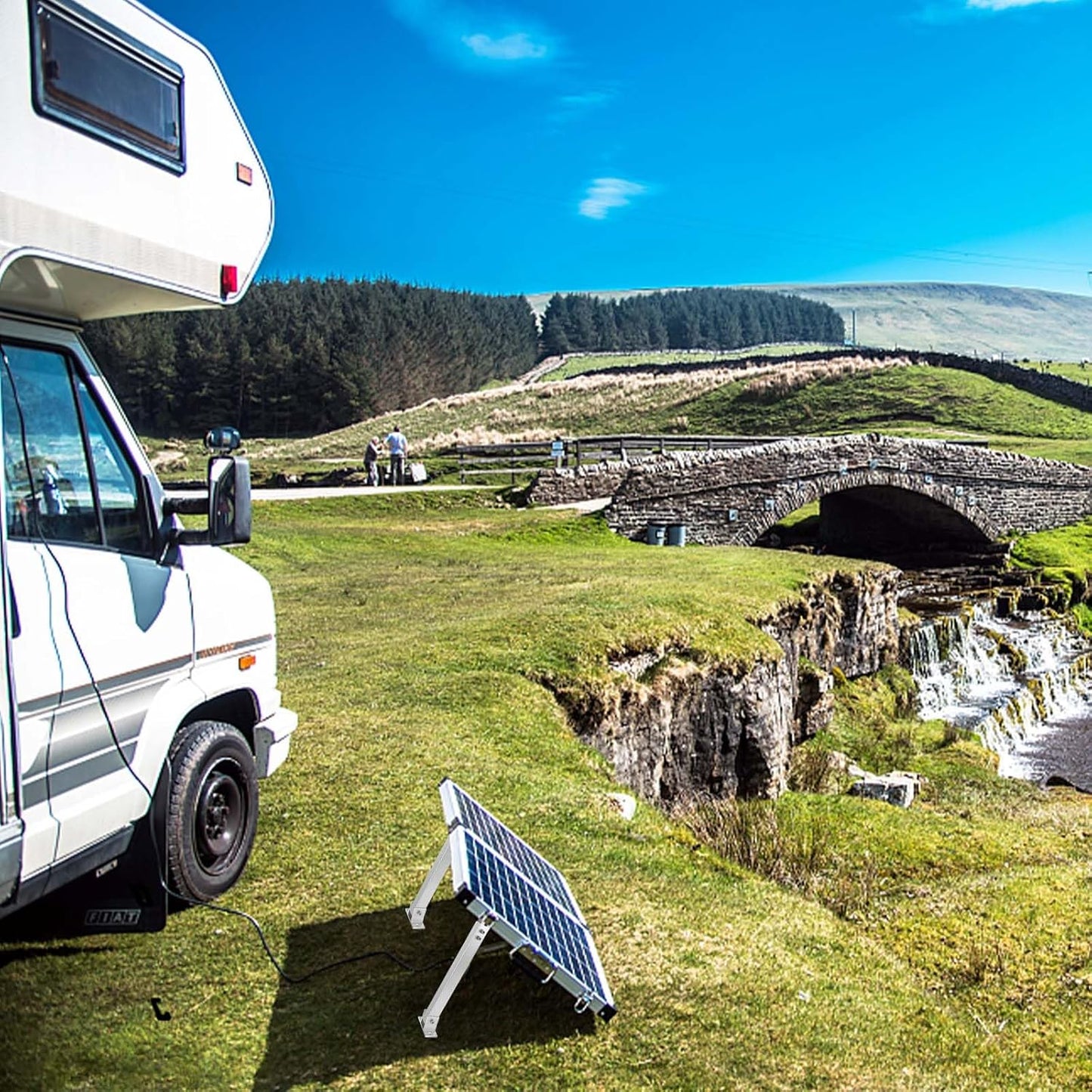 Uchwyt na panel słoneczny, aluminiowy uchwyt na panel słoneczny regulowany kąt 15°–30°