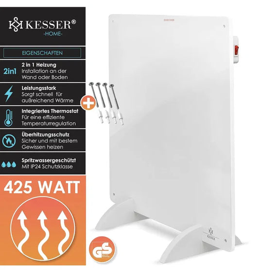 Promiennik podczerwieni grzejnik elektryczny 425 W gipsowy